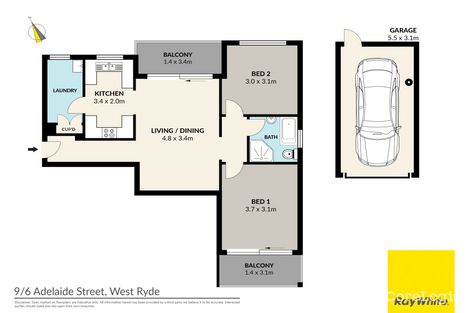 9/6 Adelaide St, West Ryde, NSW 2114