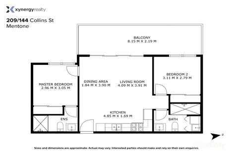 Property photo of 209/144 Collins Street Mentone VIC 3194