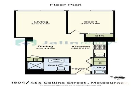 1804/464-466 Collins St, Melbourne, VIC 3000