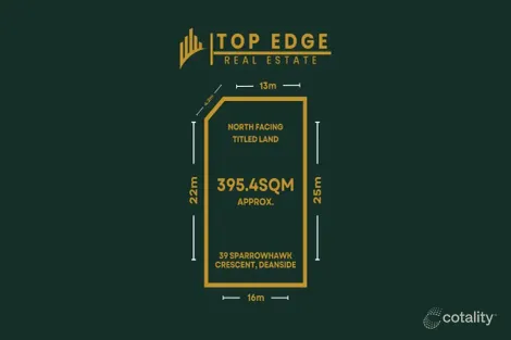 Property photo of 39 Sparrowhawk Crescent Deanside VIC 3336