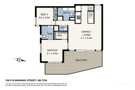 1061/18 Manning St, Milton, QLD 4064