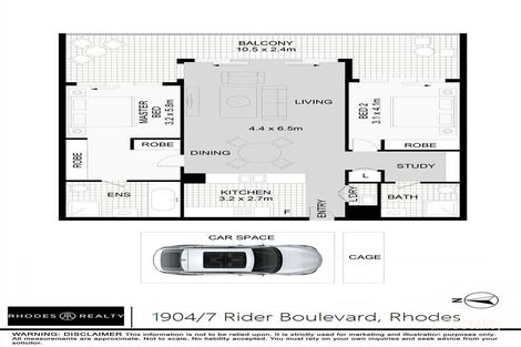 Property photo of 1904/7 Rider Boulevard Rhodes NSW 2138