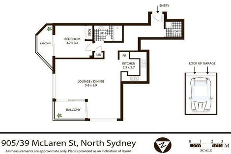 Property photo of 905/39 McLaren Street North Sydney NSW 2060