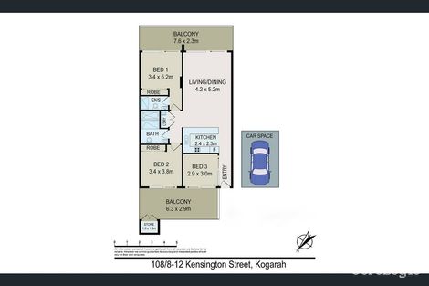 Property photo of 108/8-12 Kensington Street Kogarah NSW 2217