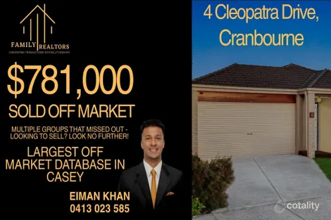 4 Cleopatra Dr, Cranbourne, VIC 3977