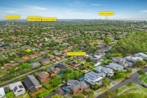 Property photo of 27 Highview Crescent Macleod VIC 3085
