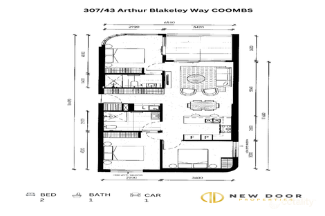 307/43 Arthur Blakeley Way, Coombs, ACT 2611