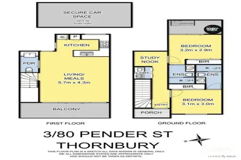 Property photo of 3/80 Pender Street Thornbury VIC 3071