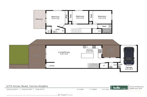 2/71 Anzac Rd, Carina Heights, QLD 4152