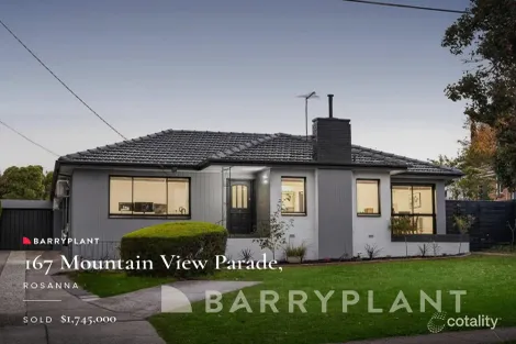 167 Mountain View Pde, Rosanna, VIC 3084