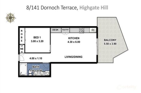 Property photo of 8/141 Dornoch Terrace Highgate Hill QLD 4101