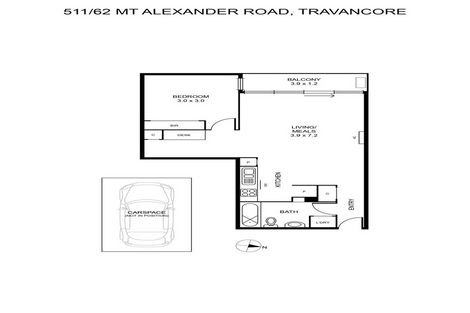 Property photo of 511/62 Mt Alexander Road Travancore VIC 3032