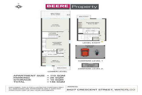 Property photo of 842/7 Crescent Street Waterloo NSW 2017