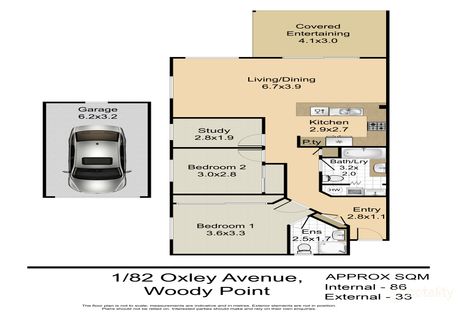 1/82 Oxley Ave, Woody Point, QLD 4019
