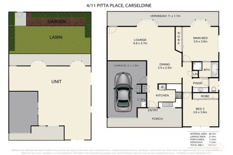 Property photo of 4/11 Pitta Place Carseldine QLD 4034