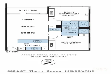 Property photo of 2804/27 Therry Street Melbourne VIC 3000