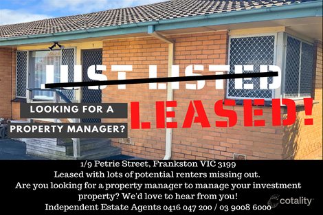 Property photo of 1/9 Petrie Street Frankston VIC 3199