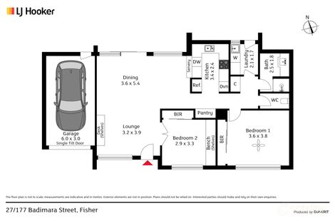 Property photo of 27/177 Badimara Street Fisher ACT 2611