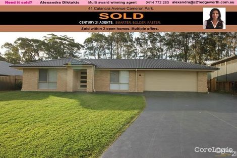 Property photo of 41 Calancra Avenue Cameron Park NSW 2285