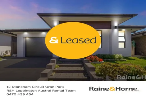 Property photo of 12 Stoneham Circuit Oran Park NSW 2570
