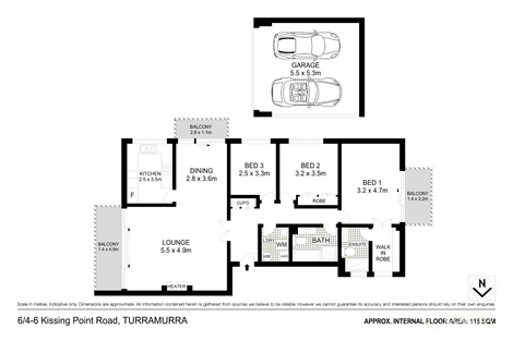 Property photo of 6/4-6 Kissing Point Road Turramurra NSW 2074