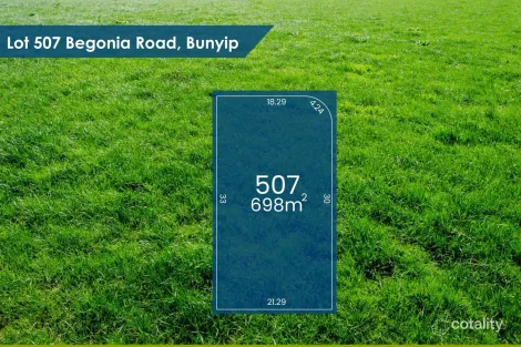 Lot 507/4 Begonia Rd, Bunyip, VIC 3815