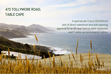 472 Tollymore Rd, Table Cape, TAS 7325