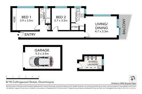 8/18 Napier St, Drummoyne, NSW 2047