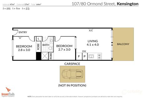 Property photo of 104/80 Ormond Street Kensington VIC 3031