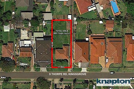 Property photo of 9 Thorpe Road Kingsgrove NSW 2208
