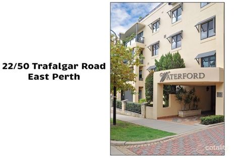 Property photo of 22/50 Trafalgar Road East Perth WA 6004