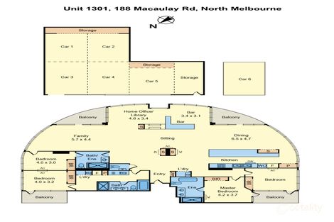 1301/188 Macaulay Rd, North Melbourne, VIC 3051