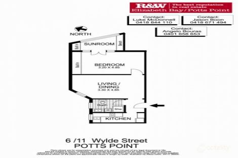 Property photo of 6/11 Wylde Street Potts Point NSW 2011
