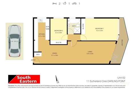 Property photo of 62/11 Sutherland Crescent Darling Point NSW 2027