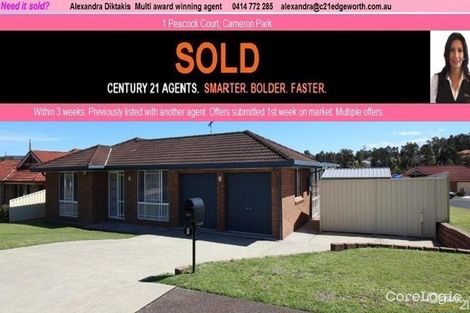 1 Peacock Ct, Cameron Park, NSW 2285