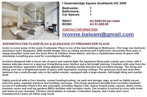 Property photo of 609/1 Queensbridge Square Southbank VIC 3006