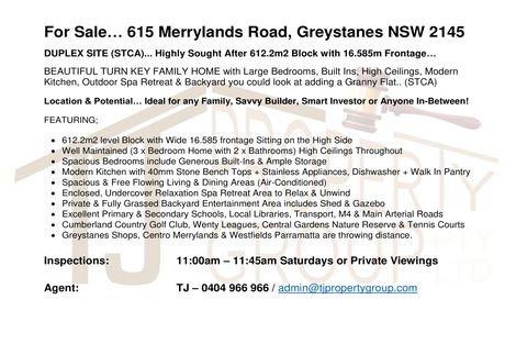Property photo of 615 Merrylands Road Greystanes NSW 2145