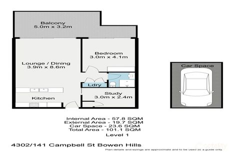 4302/141 Campbell St, Bowen Hills, QLD 4006
