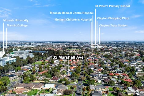 Property photo of 32 Marshall Avenue Clayton VIC 3168