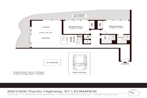 Property photo of 3001/500 Pacific Highway St Leonards NSW 2065