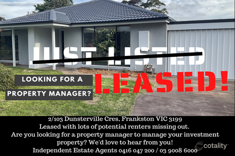 Property photo of 2/103 Dunsterville Crescent Frankston VIC 3199