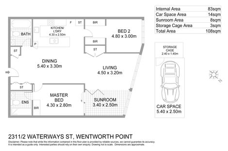 Property photo of 2311/2 Waterways Street Wentworth Point NSW 2127