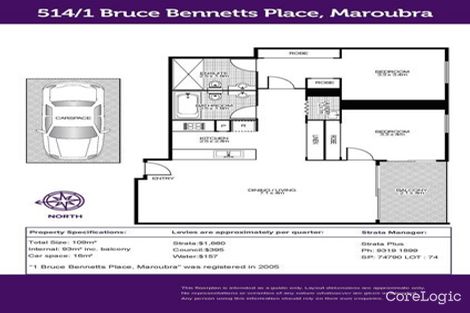 Property photo of 514/1 Bruce Bennetts Place Maroubra NSW 2035