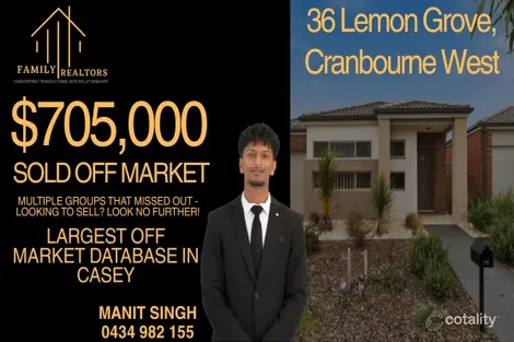 Property photo of 36 Lemon Grove Cranbourne West VIC 3977