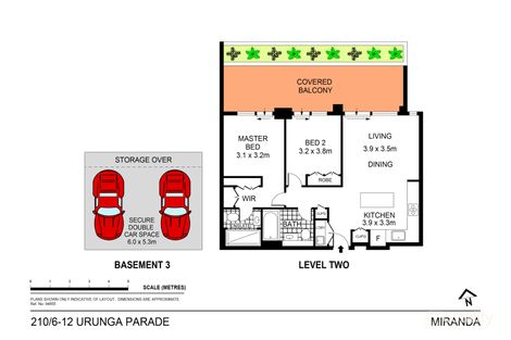 210/6 Urunga Pde, Miranda, NSW 2228