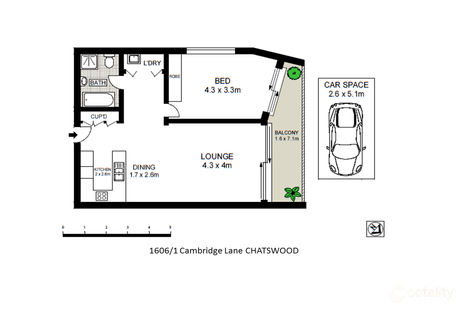Property photo of 1606/1 Cambridge Lane Chatswood NSW 2067