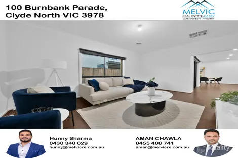 100 Burnbank Pde, Clyde North, VIC 3978