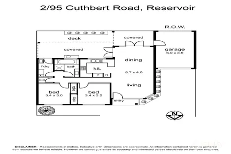 Property photo of 2/95 Cuthbert Road Reservoir VIC 3073