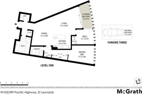 Property photo of 103W/599 Pacific Highway St Leonards NSW 2065