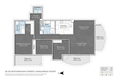 35/46-50 Rotherham St, Kangaroo Point, QLD 4169